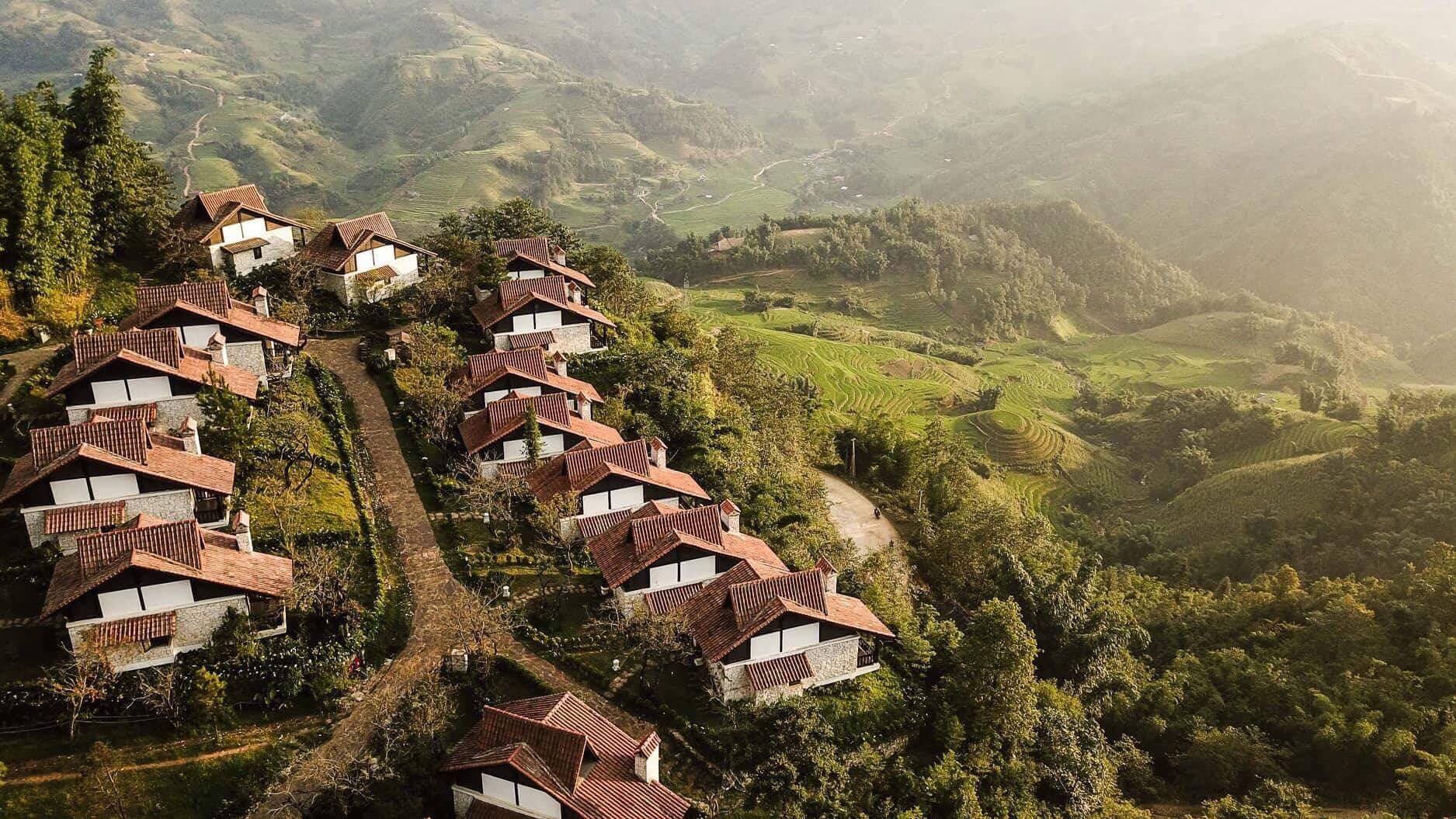 Mo hinh biet thu nghi duong nui ‘tang nhiet’ hinh anh