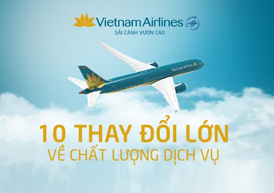 10 thay doi lam nen chat luong dich vu 4 sao cua Vietnam Airlines hinh anh