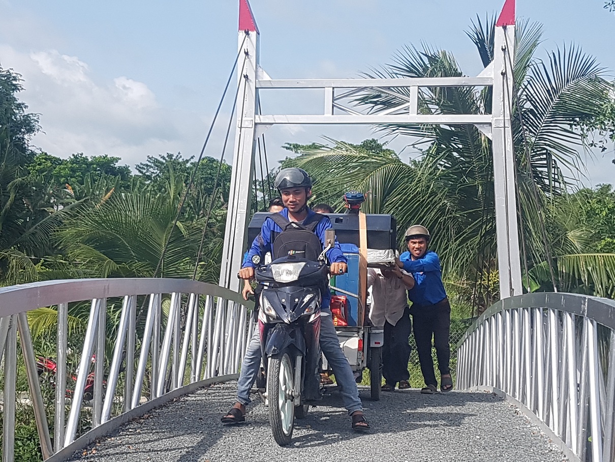 Khanh thanh cau day vang gan 700 trieu dong tai Bac Lieu hinh anh
