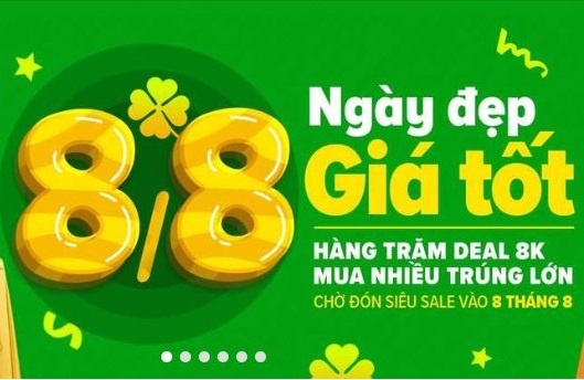 Lazada kich cau mua sam vao ngay 8/8 hinh anh