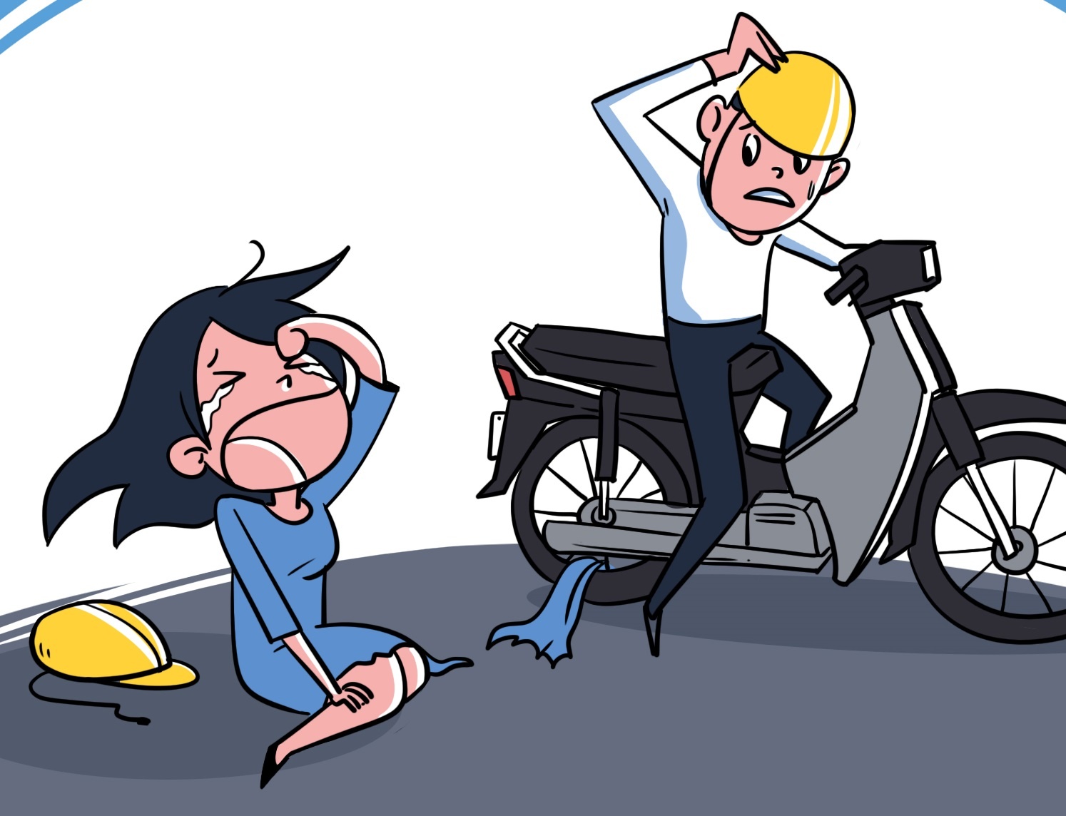 Nhung tinh huong ‘het hon’ khi buoc chan ra duong hinh anh