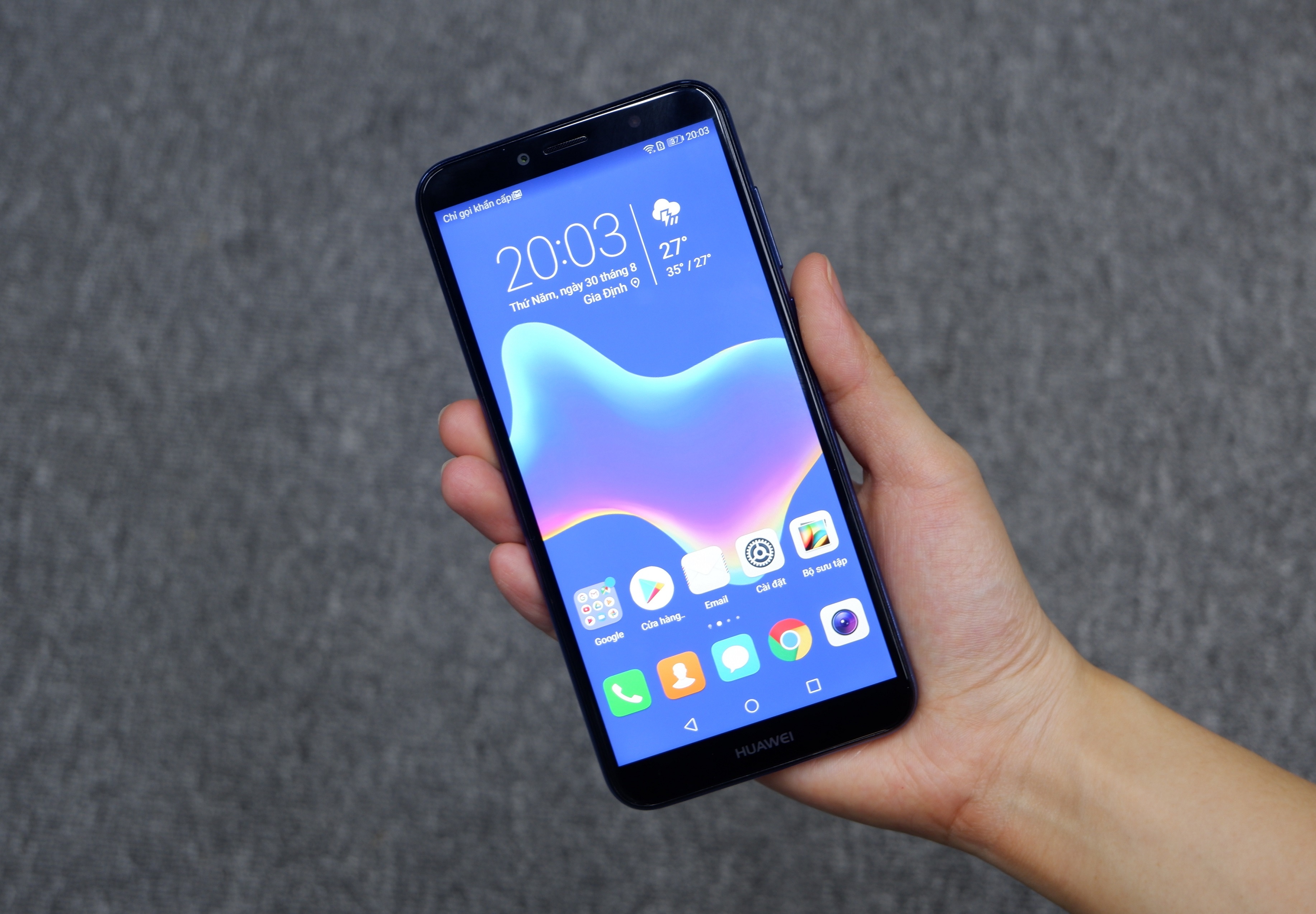 Thu pin Huawei Y6 Prime - 14 tieng chay da nhiem hinh anh