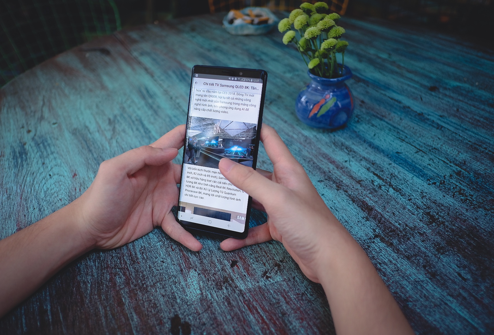 Mot ngay vi vu tha ga cung Galaxy Note9 hinh anh