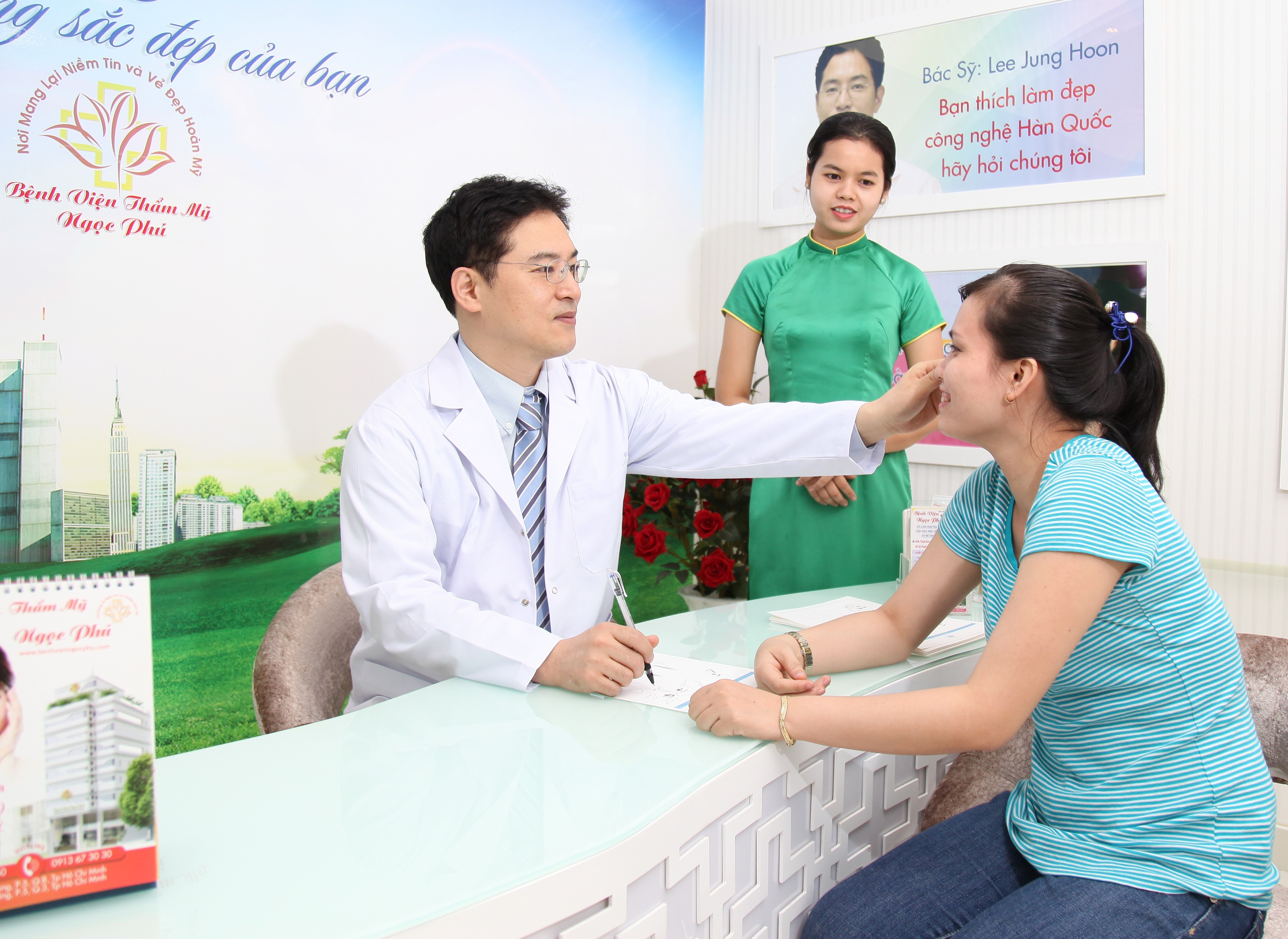 Benh vien Tham my Ngoc Phu ung dung ky thuat tham my cat mat Bambi hinh anh