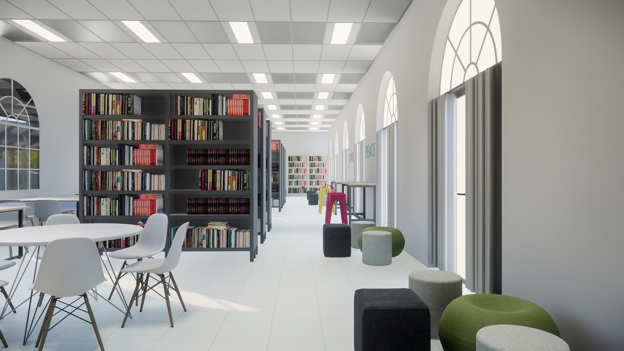 Yeah1 tai tro thu vien moi tai THPT Marie Curie hinh anh