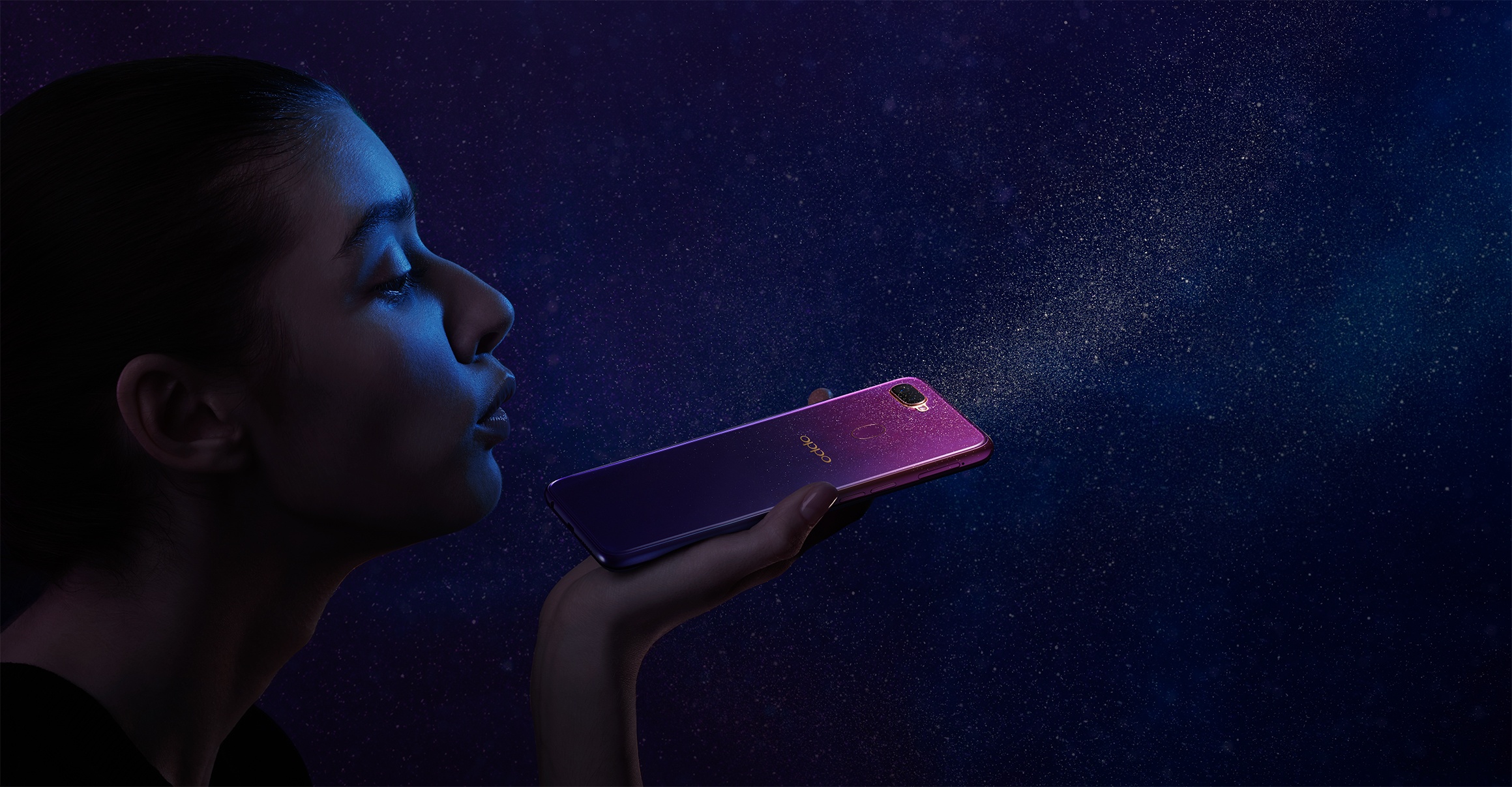 The Gioi Di Dong mo ban Oppo F9 mau tim, gia duoi 8 trieu dong hinh anh