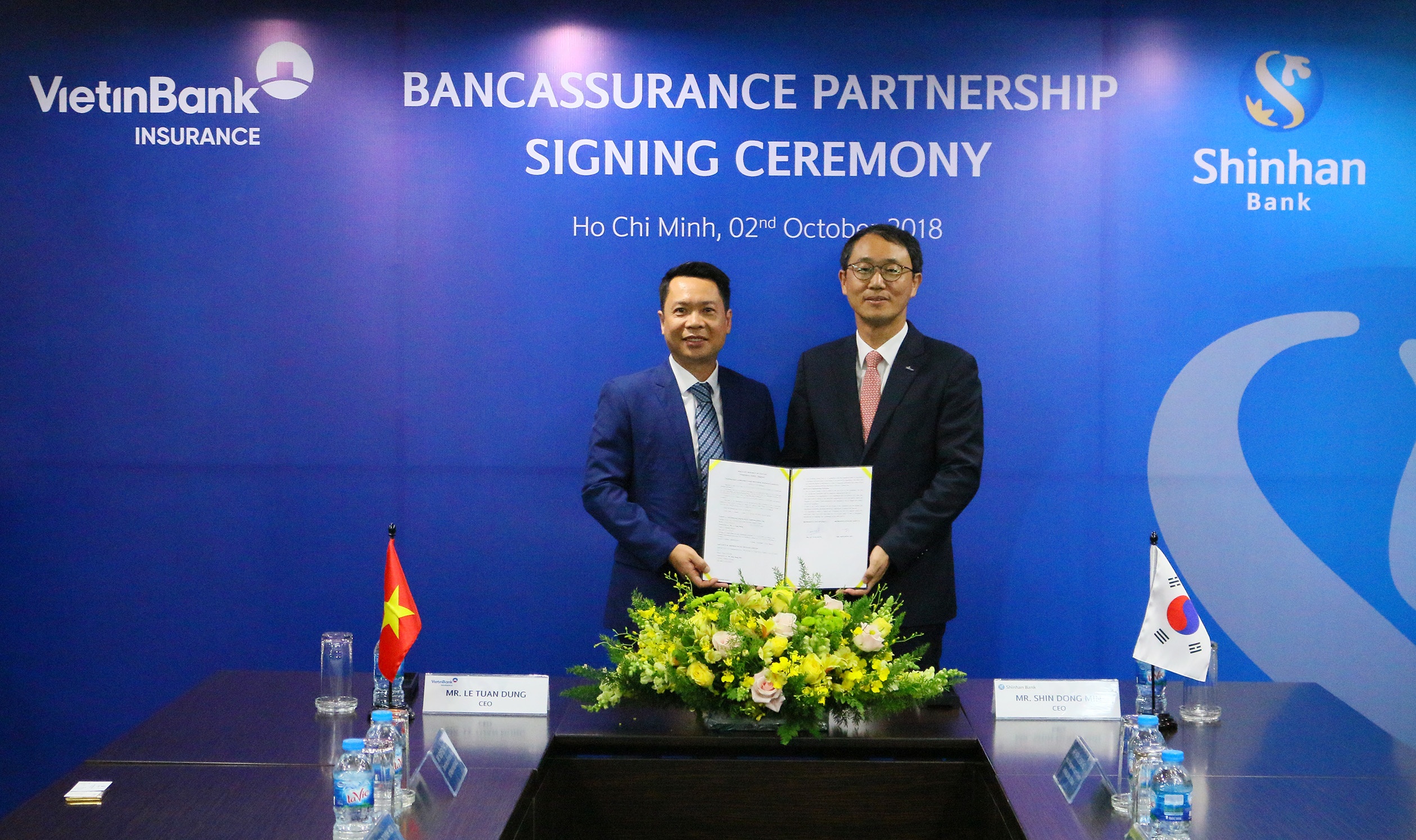 VBI bat tay Shinhan trien khai cac san pham bao hiem hinh anh