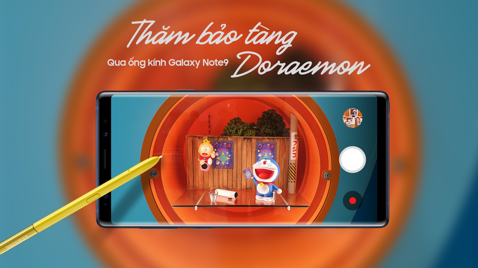 Tham bao tang Doraemon qua ong kinh Galaxy Note9 hinh anh