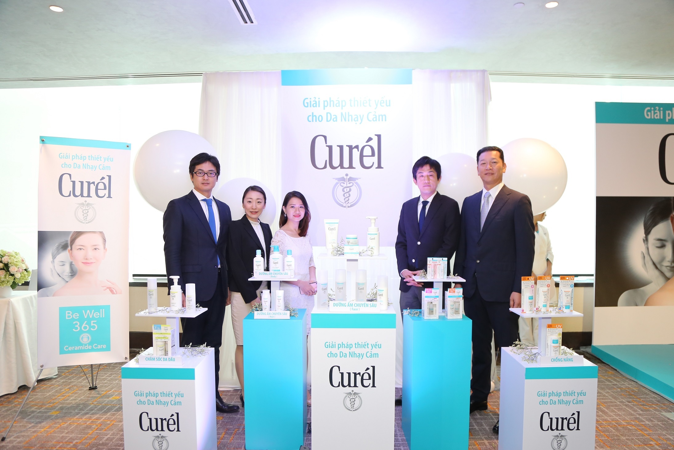 San pham cham soc da nhay cam Nhat Ban Curel co mat tai Viet Nam hinh anh