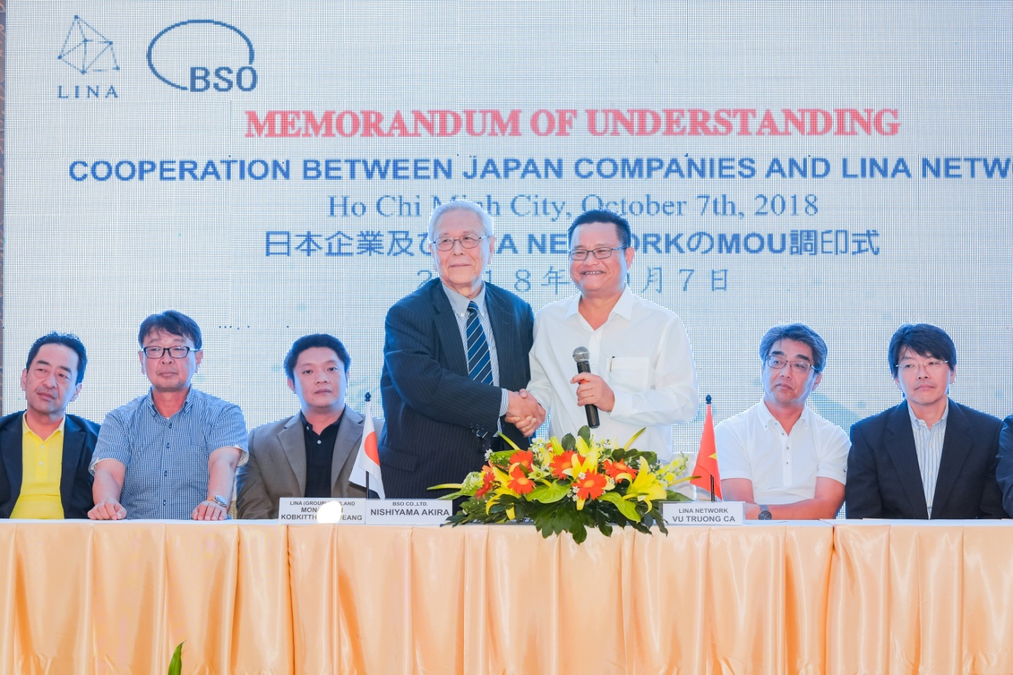 Lina Network bat tay DN Nhat Ban trien khai ung dung blockchain hinh anh