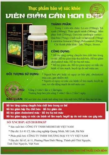 viên giảm cân Hoa Bảo ảnh 4 vien giam can Hoa Bao anh 4