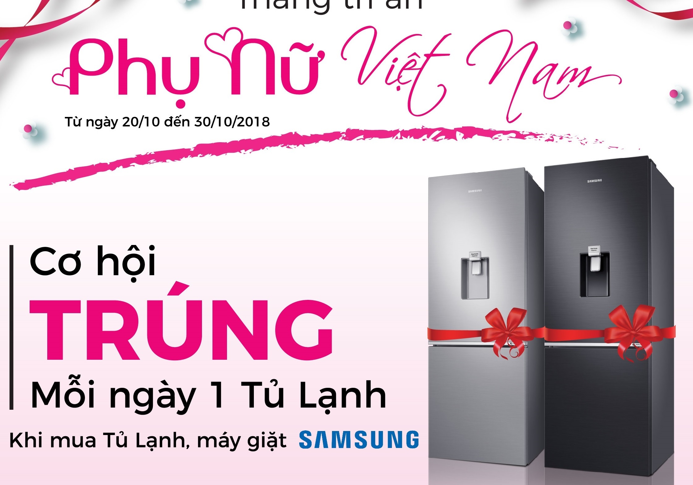 Samsung va Nguyen Kim tang tu lanh cho khach hang dip 20/10 hinh anh