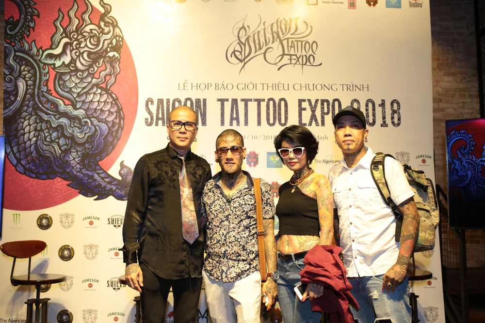 Saigon Tattoo Expo 2018 quy tu nhieu nghe nhan xam ten tuoi hinh anh