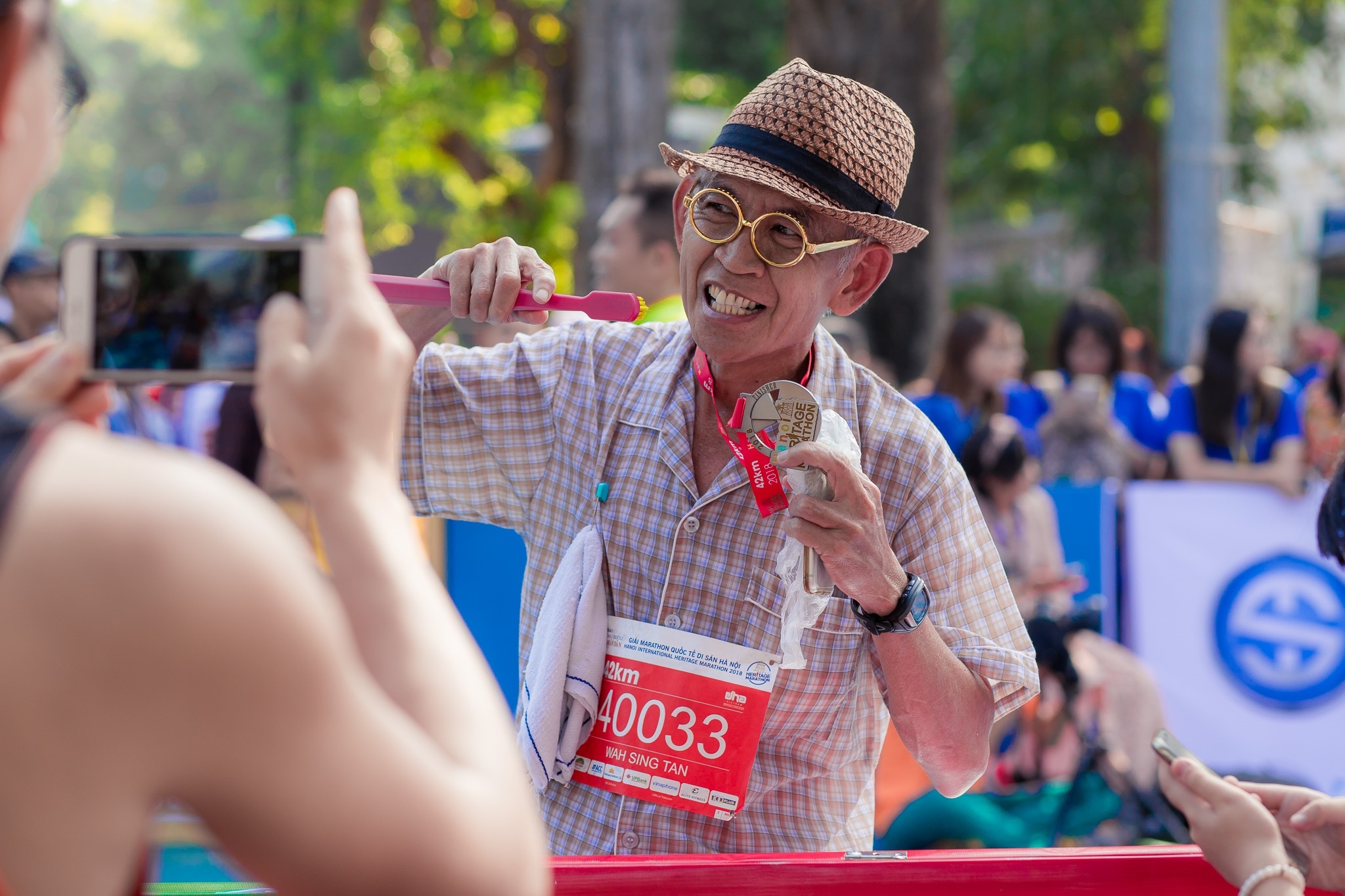 Giai marathon Quoc te Di san Ha Noi anh 9