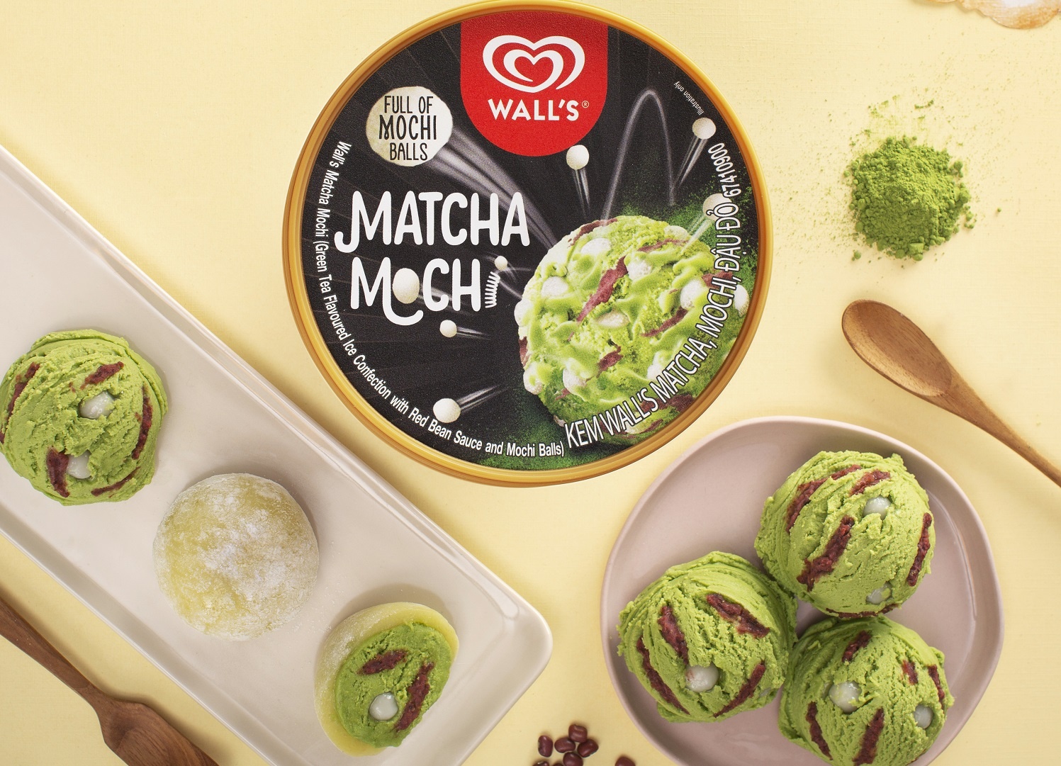 Lam banh gi tu kem matcha mochi dau do? hinh anh