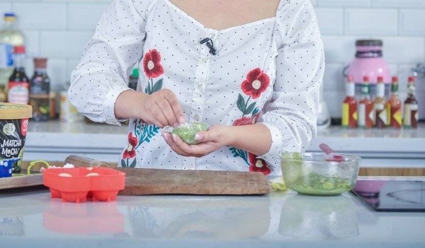 Wall’s matcha mochi dau do anh 6