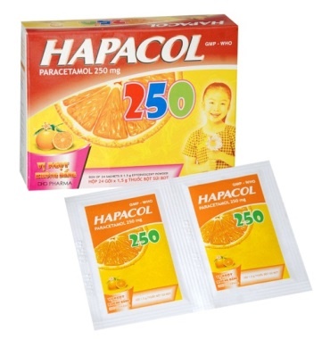 Hapacol,  sot xuat huyet,  tay chan mieng anh 12
