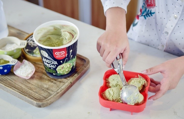 Kem Wall’s matcha mochi anh 1