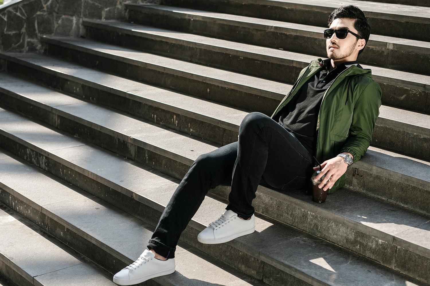 Phong cach mac dep cho nam gioi mua thu dong hinh anh