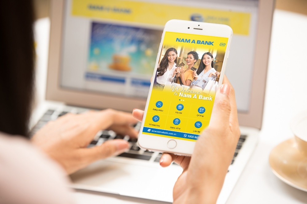 Nam A Bank ra mat phien ban mobile banking moi hinh anh