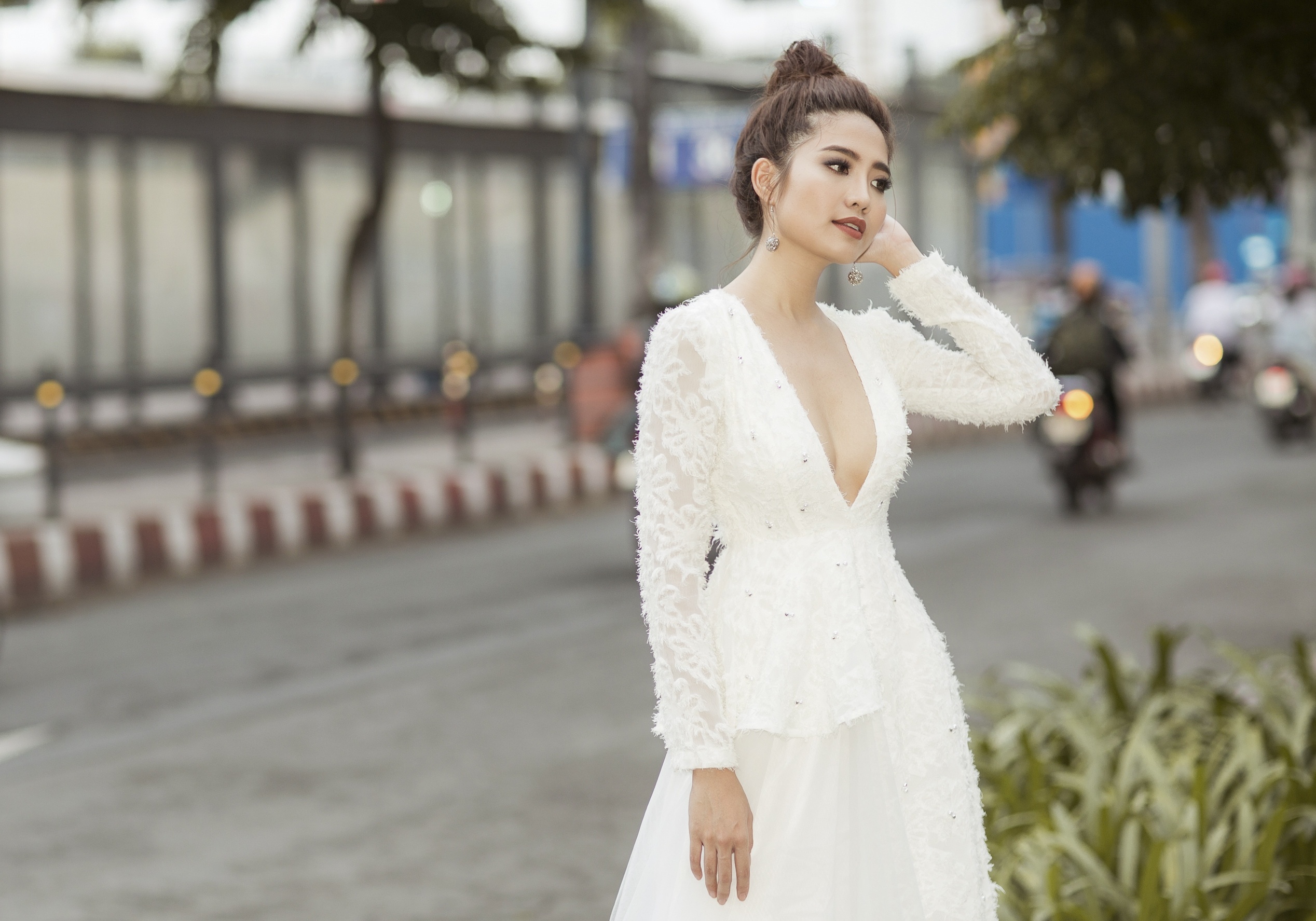 Ninh Hoang Ngan lan dau chia se hanh trinh tham gia The TV Face 2018 hinh anh