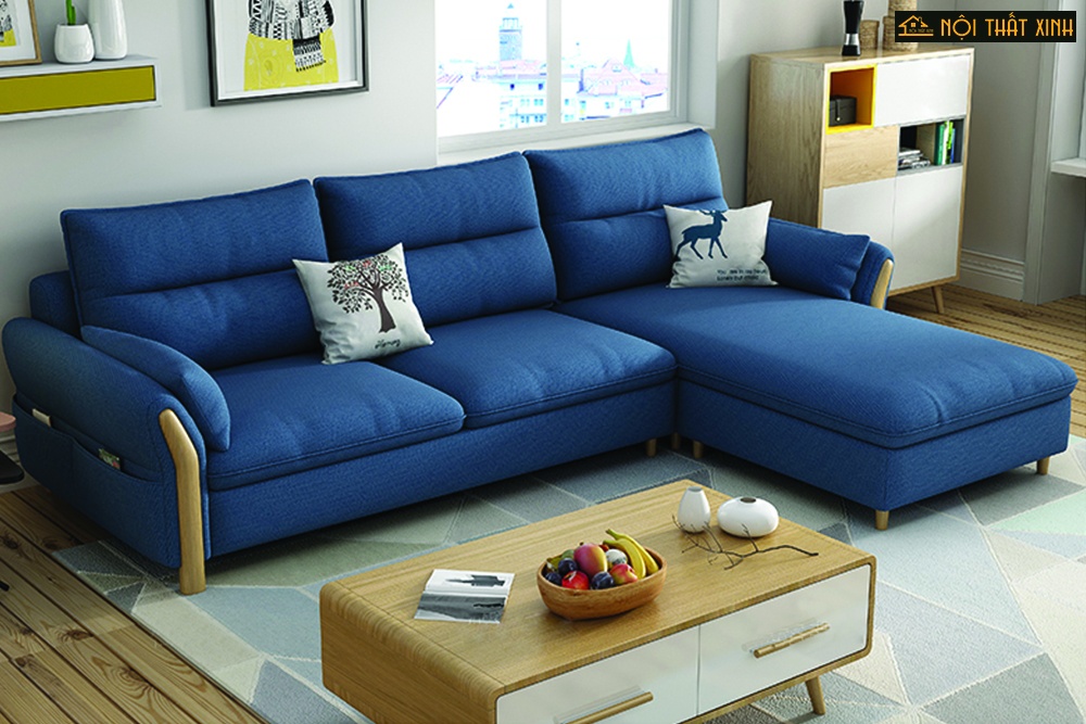 Noi That Xinh ra mat BST sofa vai ni theo xu huong moi hinh anh