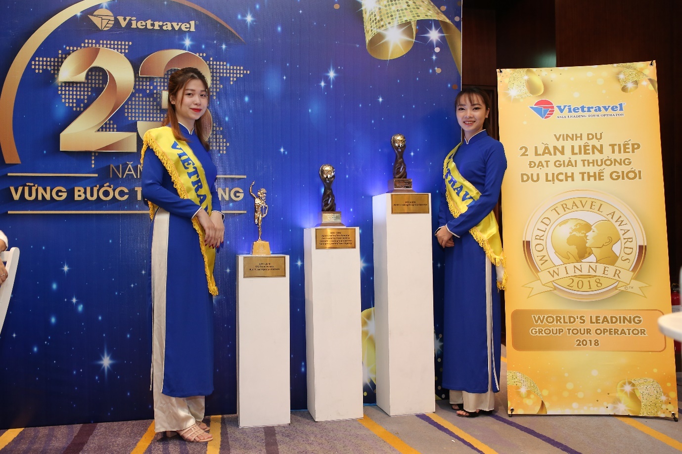 Vietravel lan thu 2 nhan danh hieu lon tai World Travel Awards hinh anh