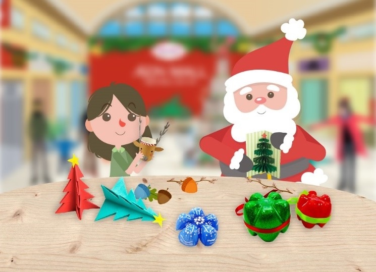 Ong gia Noel tang qua tai AEON Mall Binh Tan hinh anh