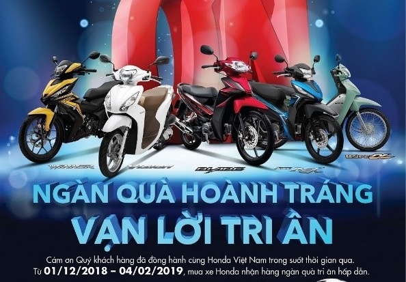 Honda Viet Nam tung uu dai mua xe trung xe hinh anh