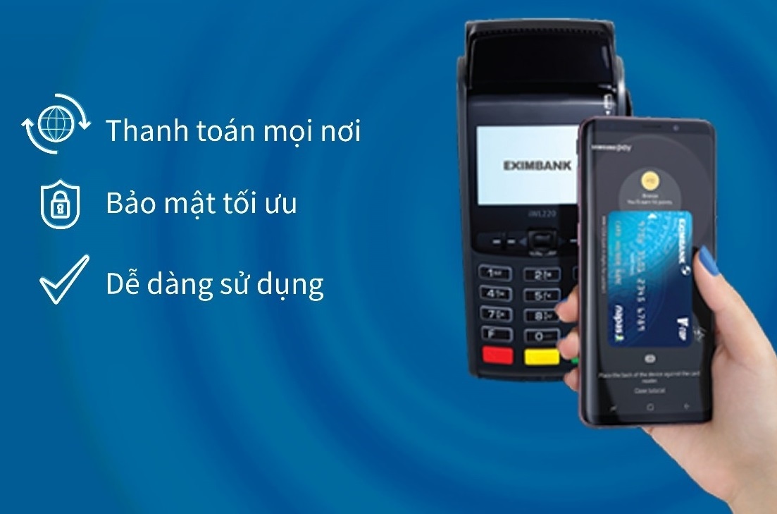 Eximbank trien khai thanh toan bang Samsung Pay cho the V-Top hinh anh