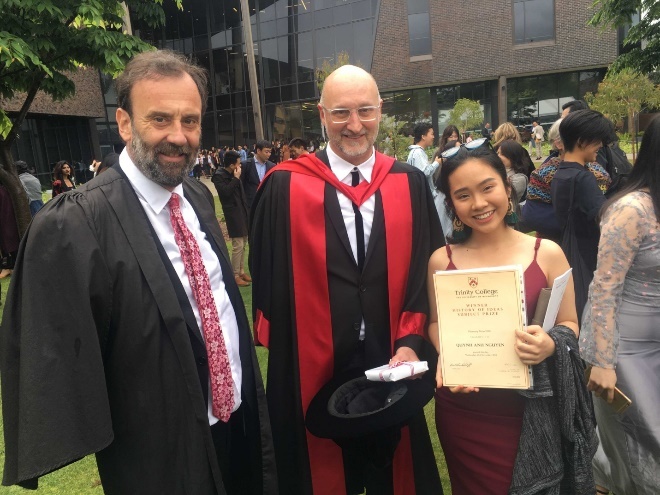 Cuu Amser chia se trai nghiem hoc tai Trinity College - DH Melbourne hinh anh