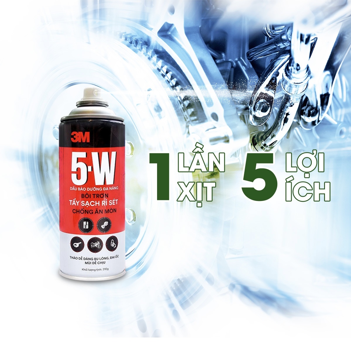 dầu dưỡng 5W,  3M ảnh 2 dau duong 5W,  3M anh 2