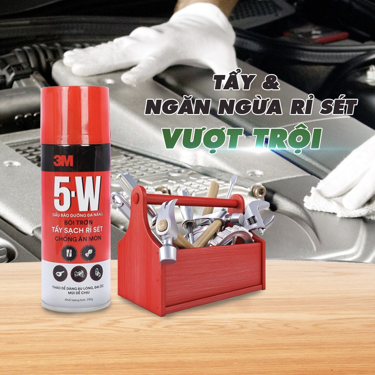 dầu dưỡng 5W,  3M ảnh 3 dau duong 5W,  3M anh 3