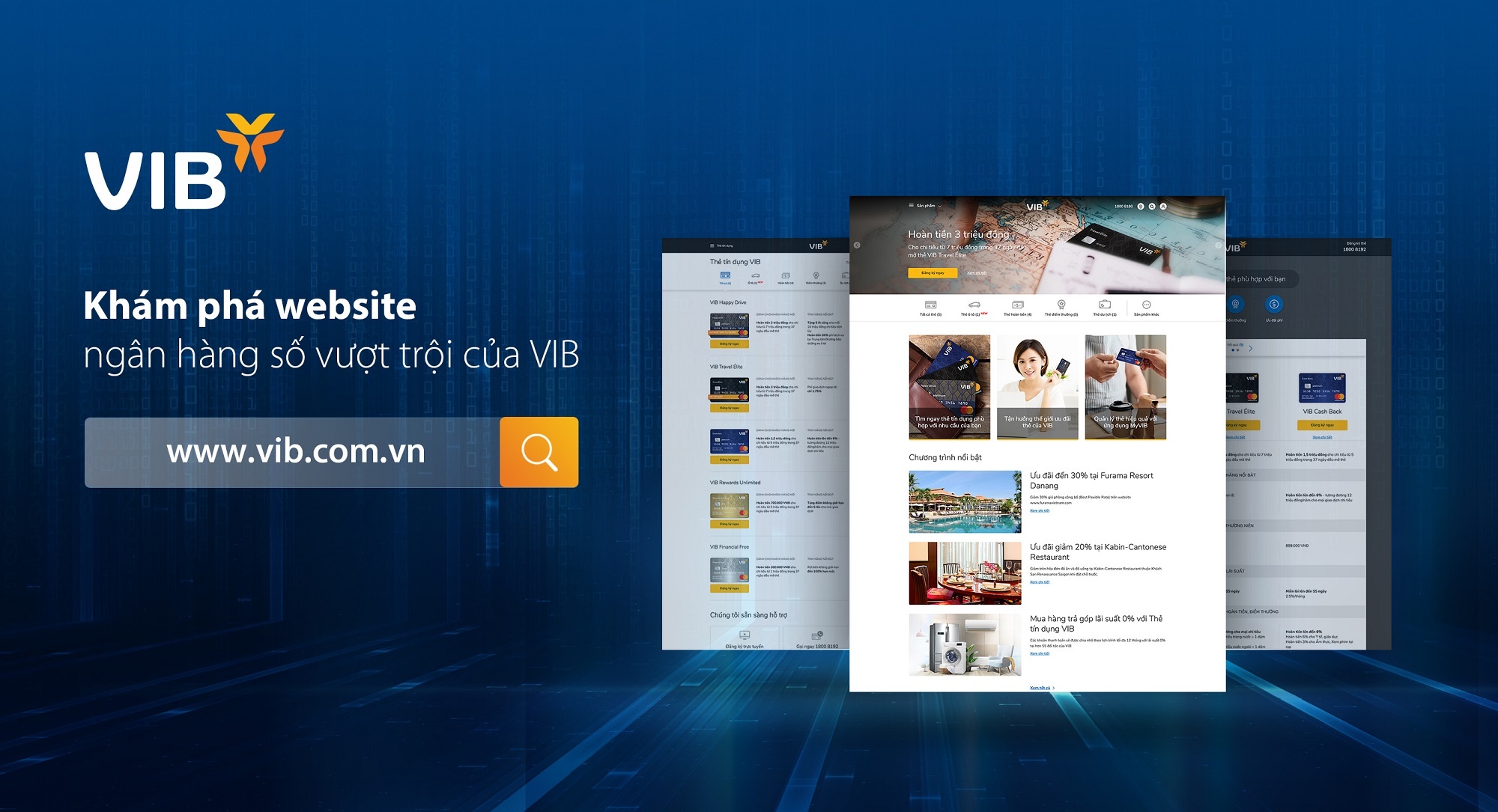 VIB gioi thieu website ngan hang so moi hinh anh