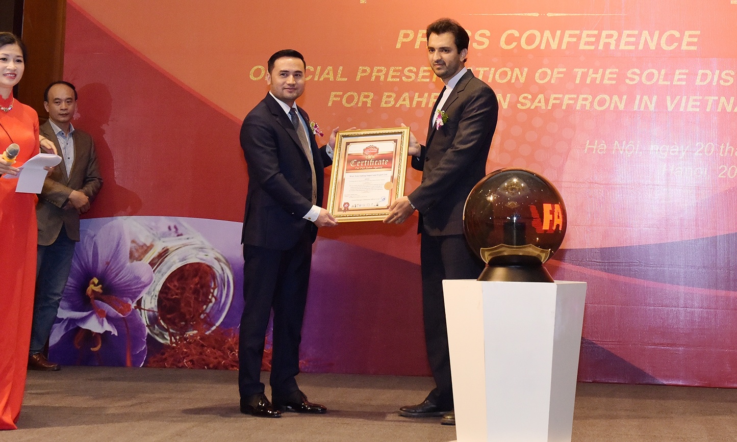 Cong ty Tay A phan phoi san pham Bahraman Saffron tai Viet Nam hinh anh