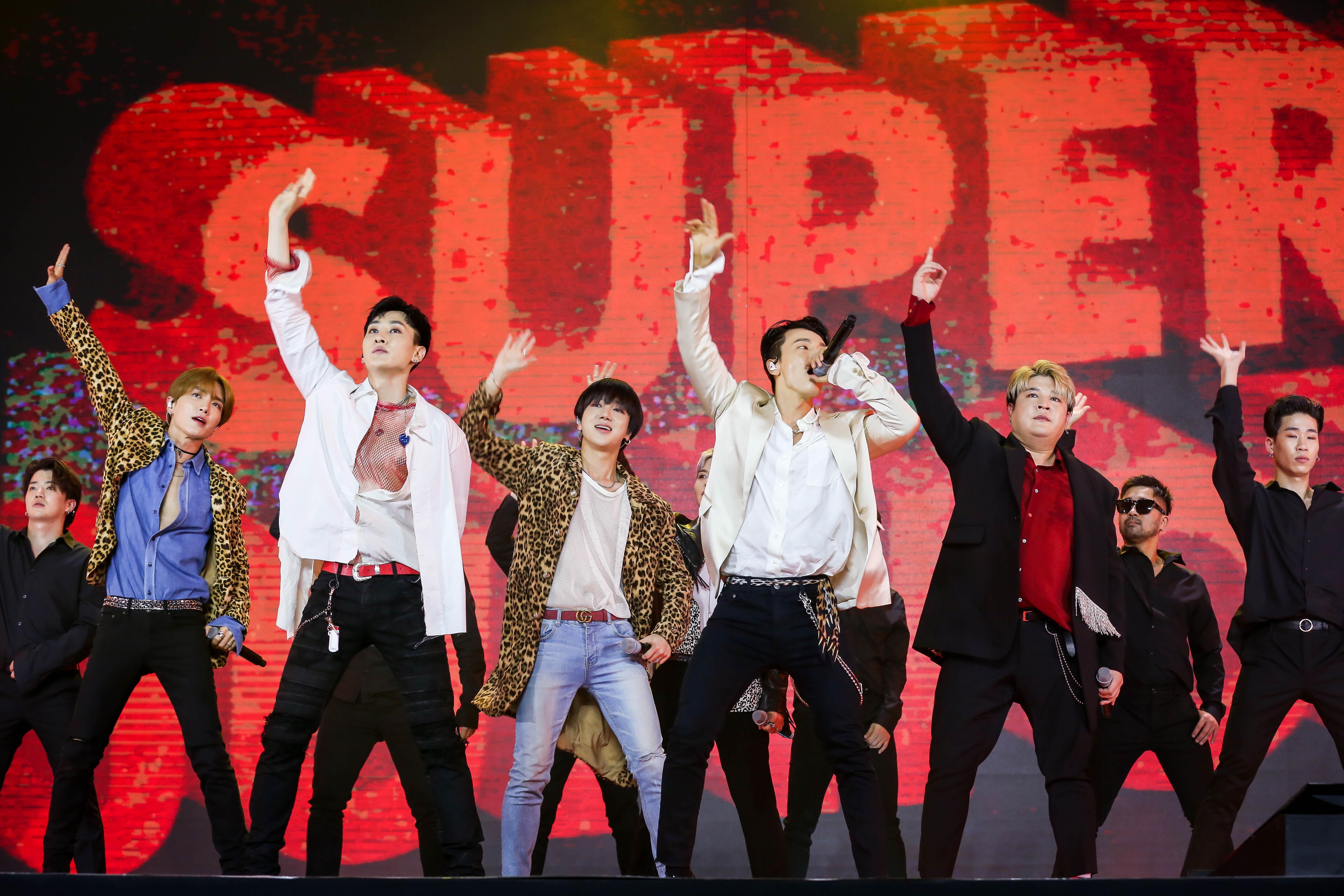 Super Junior bung no tren san khau dai nhac hoi Viet - Han hinh anh