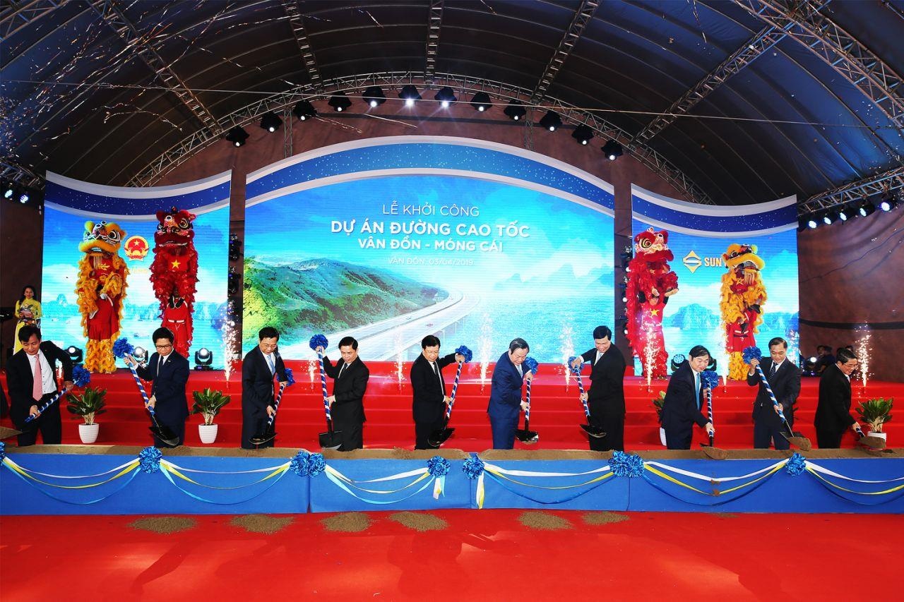 Quang Ninh khoi cong du an cao toc Van Don - Mong Cai hinh anh