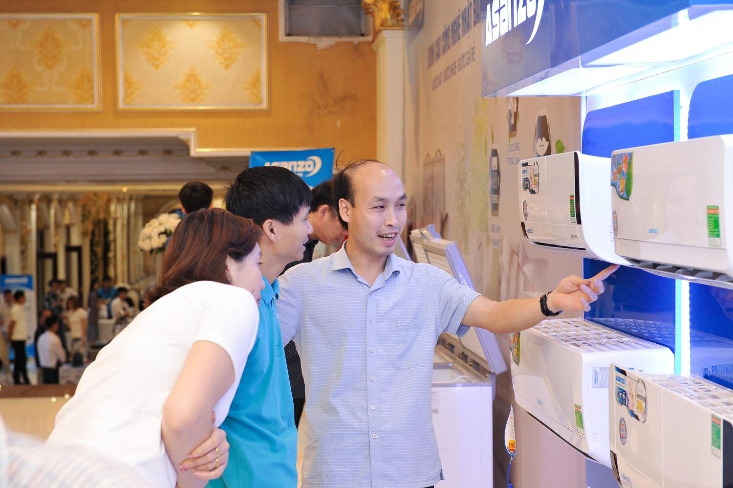 Asanzo tan cong thi truong dien lanh, muc tieu 15% thi phan dieu hoa hinh anh