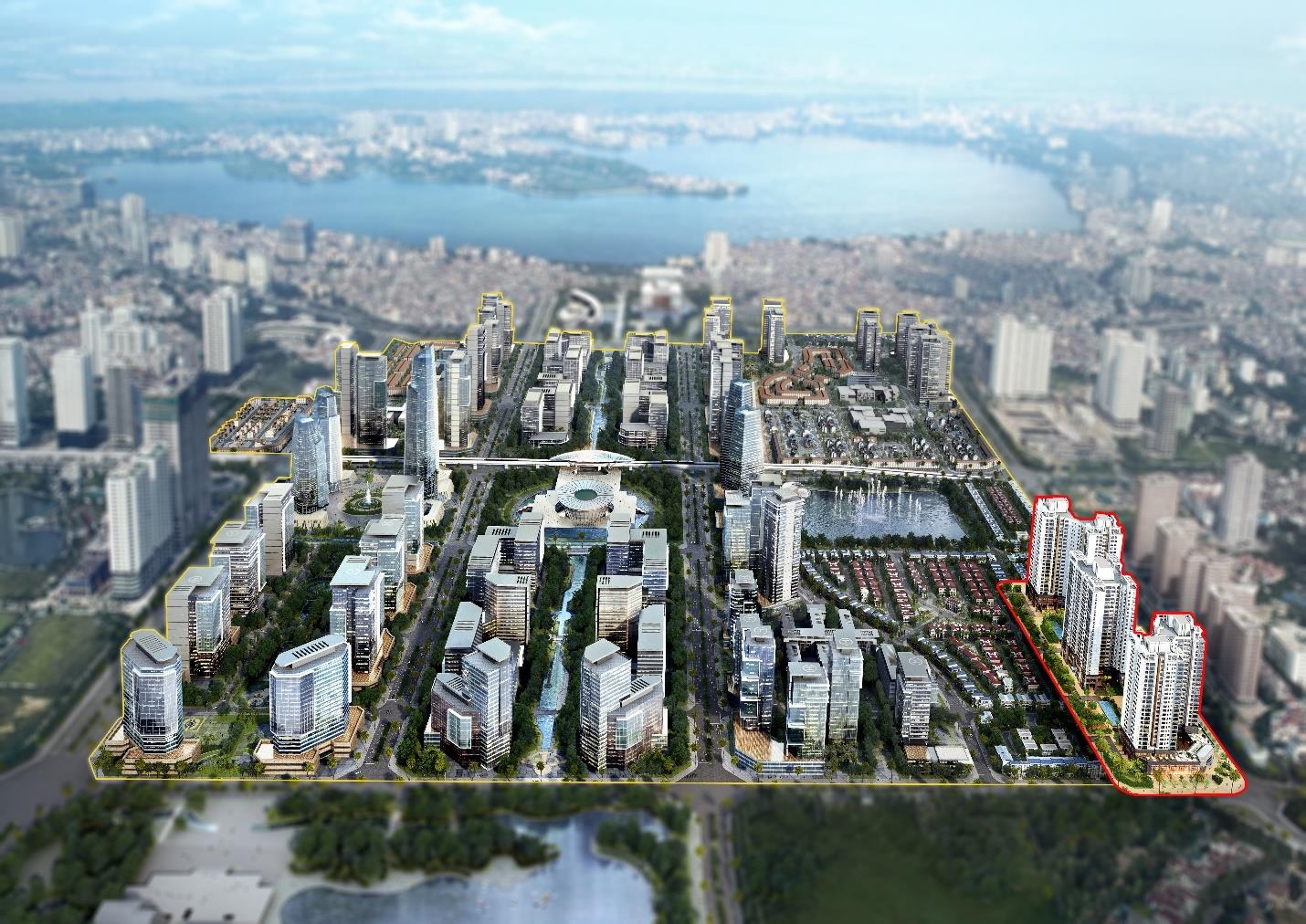 Du an BDS phong cach Han, rong 2,5 ha phia Tay ho Tay hinh anh