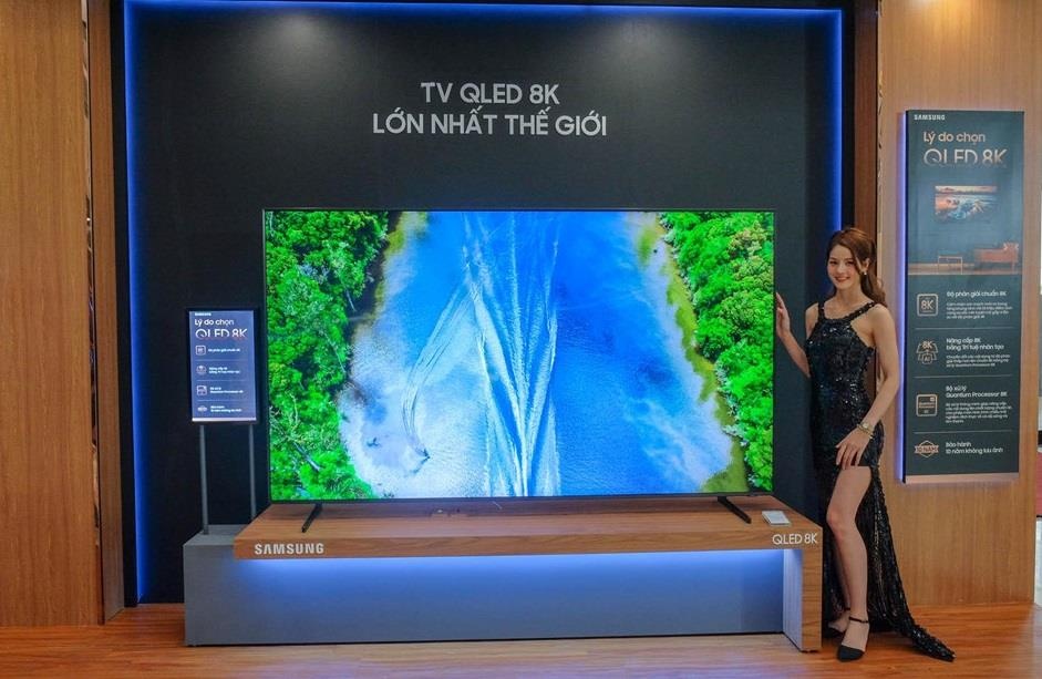 Samsung ra mat TV QLED 8K dau tien tai Viet Nam hinh anh