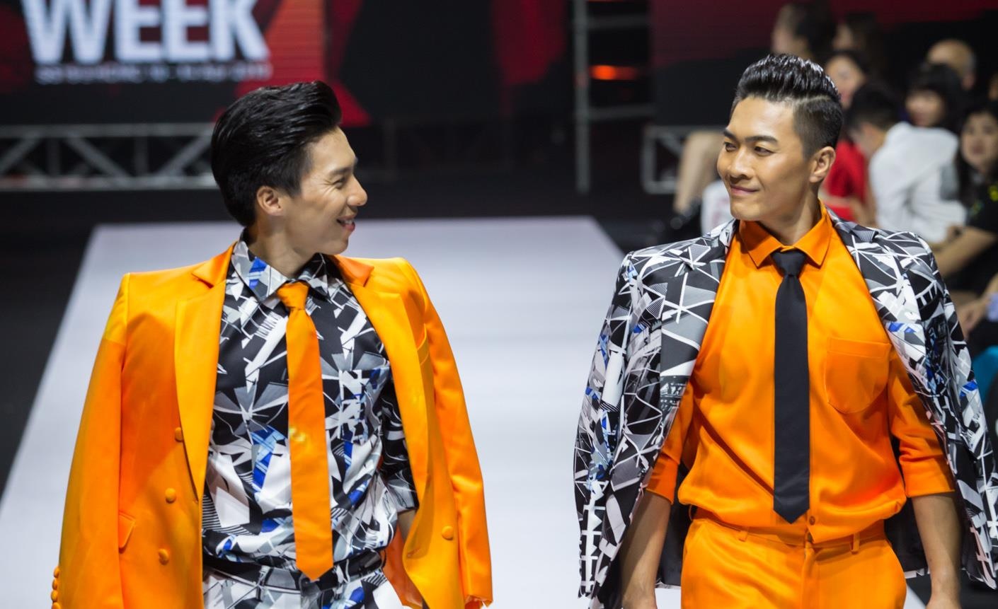 Quoc Co, Quoc Nghiep lan dau lam vedette tai Aquafina VIFW hinh anh