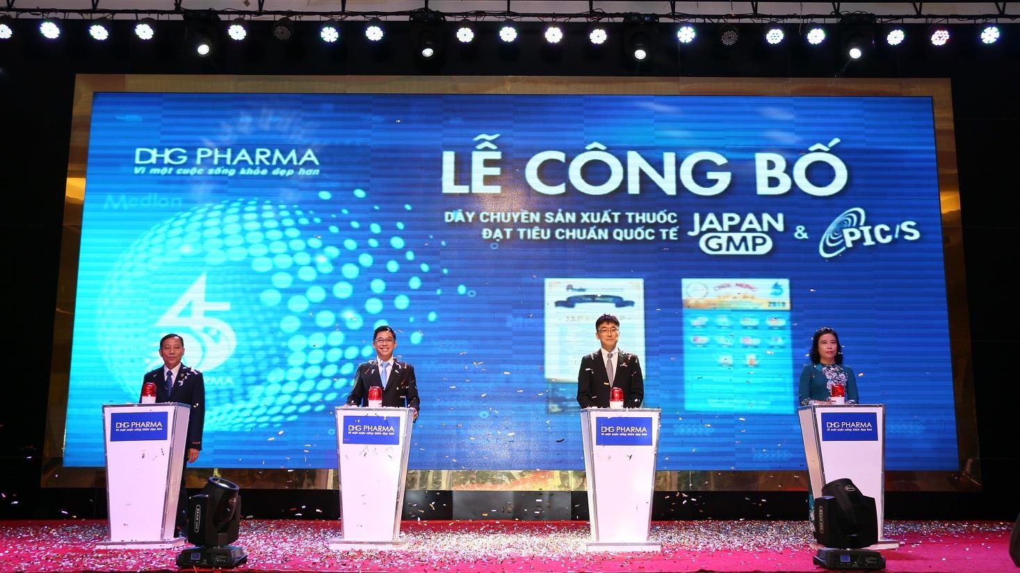 Duoc Hau Giang cong bo 2 day chuyen san xuat thuoc dat chuan quoc te hinh anh