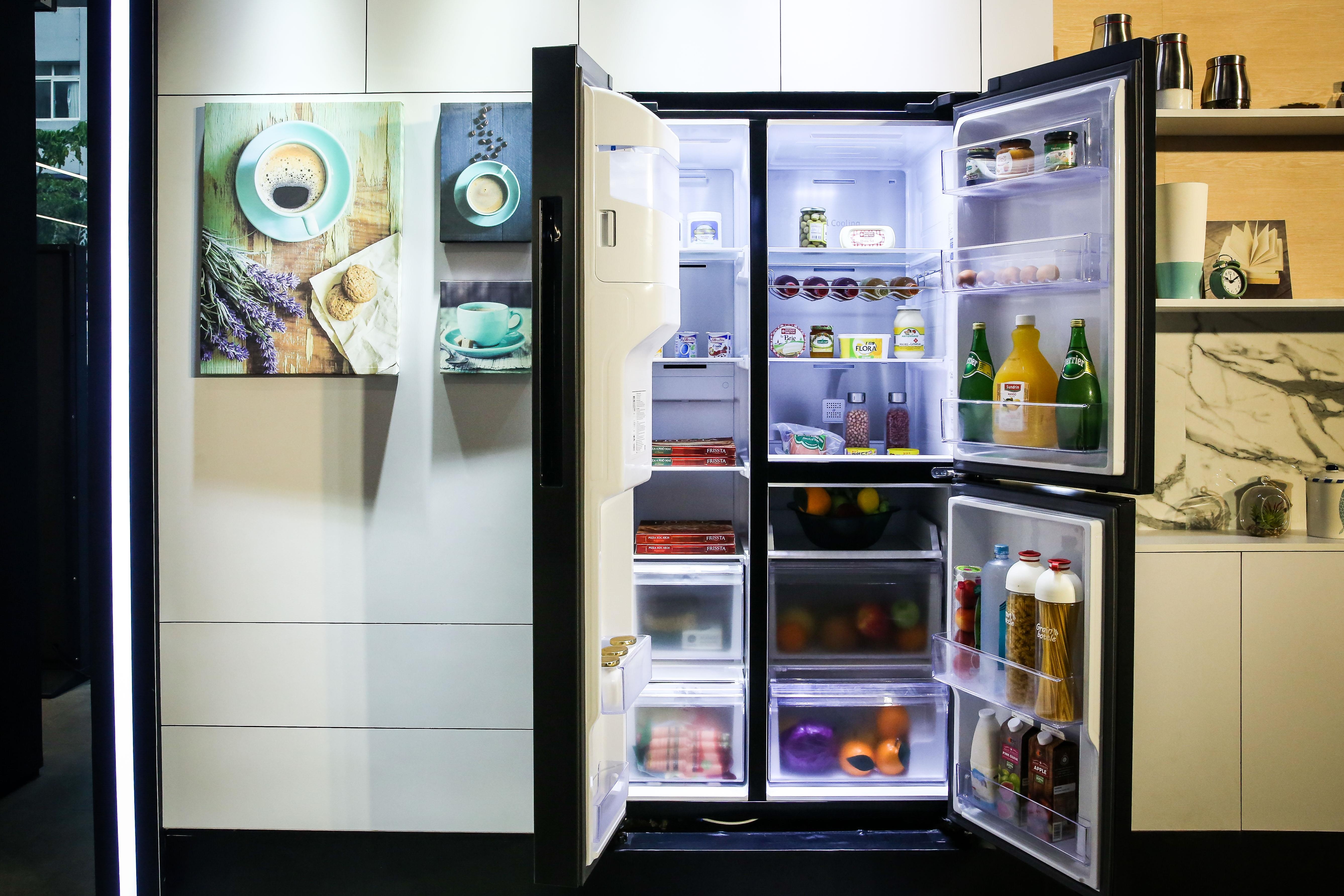 Tu lanh Samsung RS5000 - luu tru nhieu hon nhung khong tang dien tich hinh anh