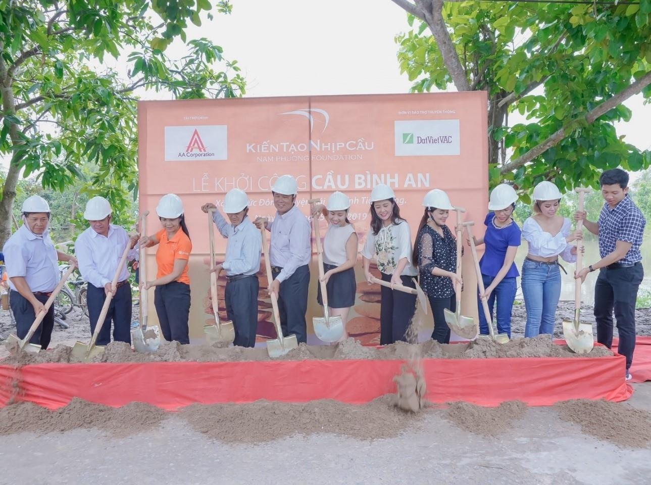 Quy Nam Phuong khoi cong xay 'chiec cau uoc mo’ tai Tien Giang hinh anh