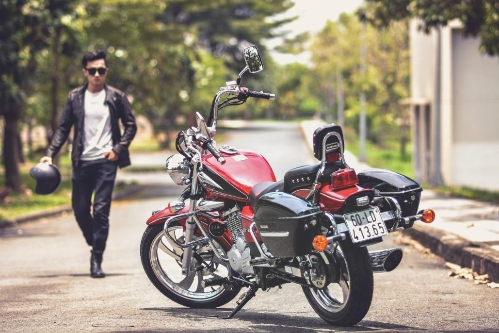 Suzuki GZ150-A - mau xe danh cho nguoi me phieu luu hinh anh