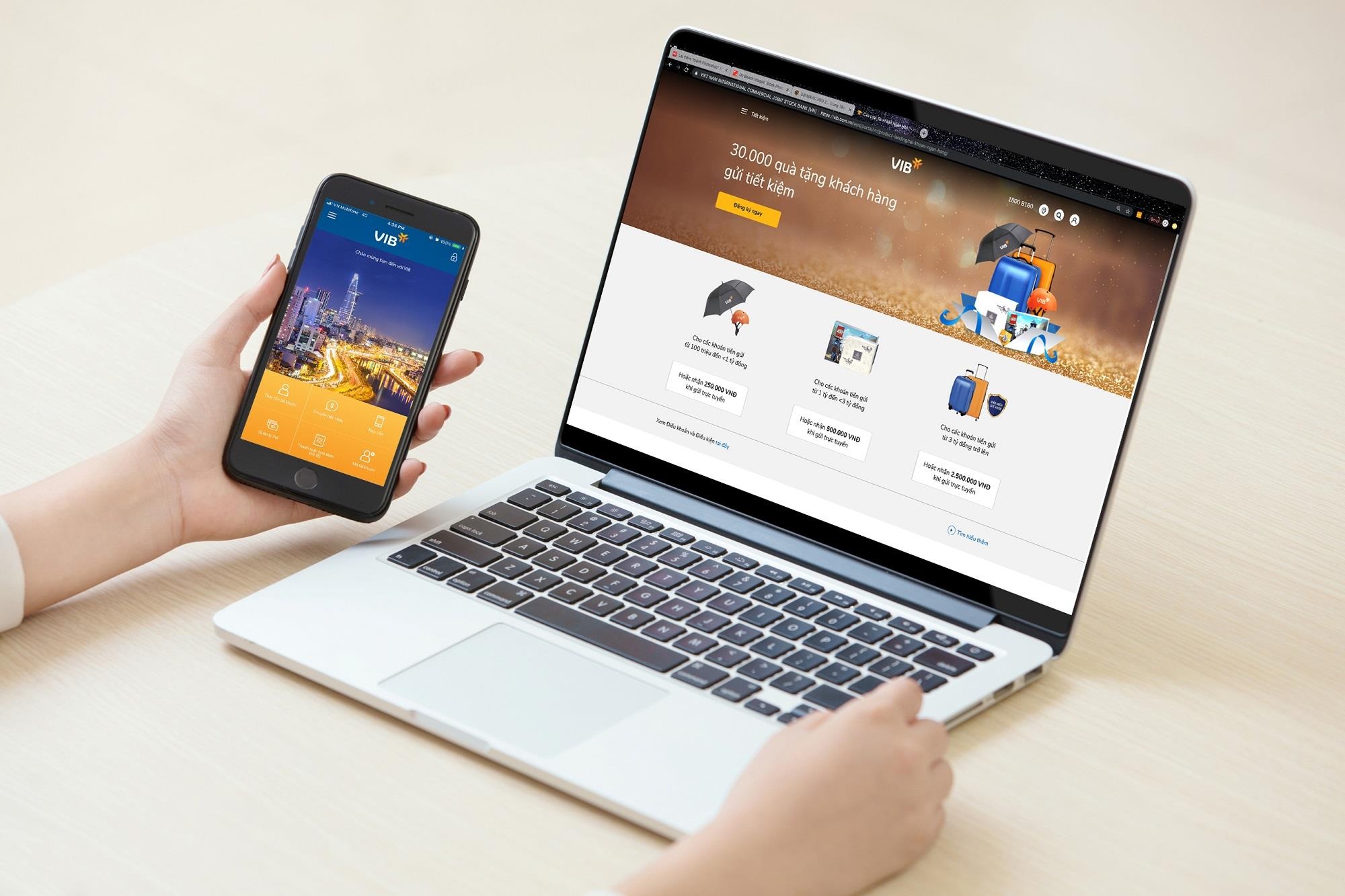 Nhan uu dai den 2,5 trieu dong khi gui tiet kiem online cung VIB hinh anh