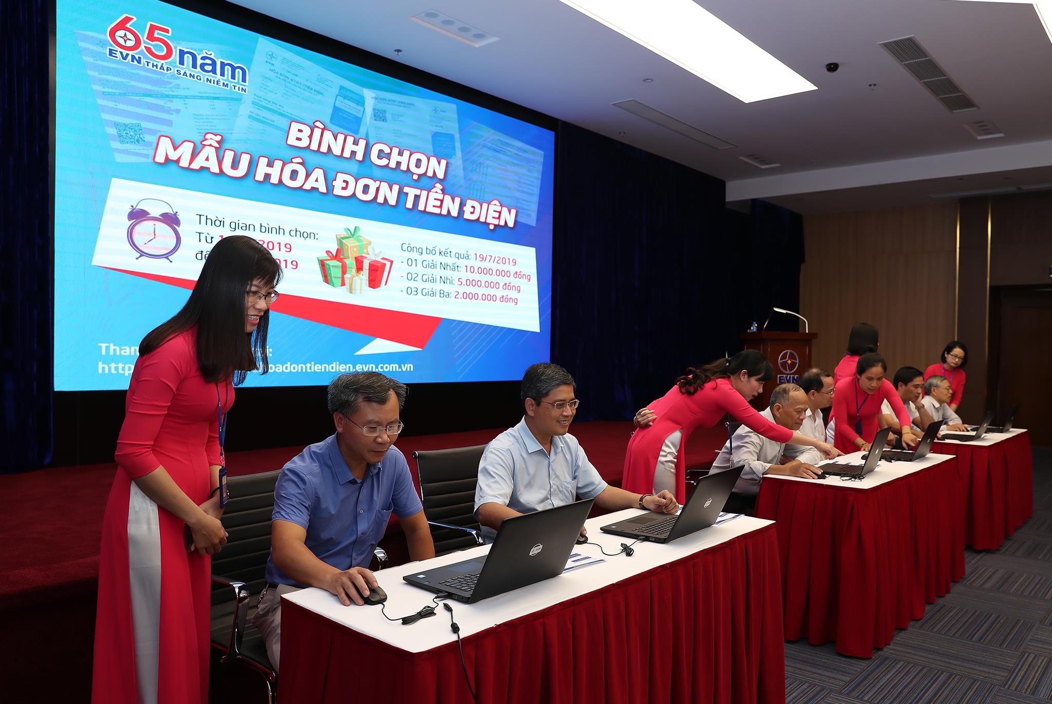 EVN phat dong chuong trinh 'Binh chon mau hoa don tien dien' hinh anh