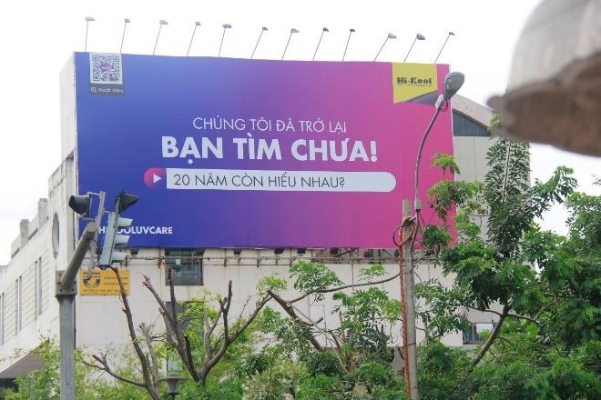 Billboard - chien dich truyen tinh cam tu Hi-Kool Viet Nam hinh anh