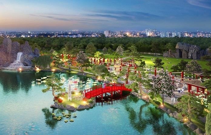 Vuon Nhat rong 60.000 m2 sap mo cua don khach hinh anh