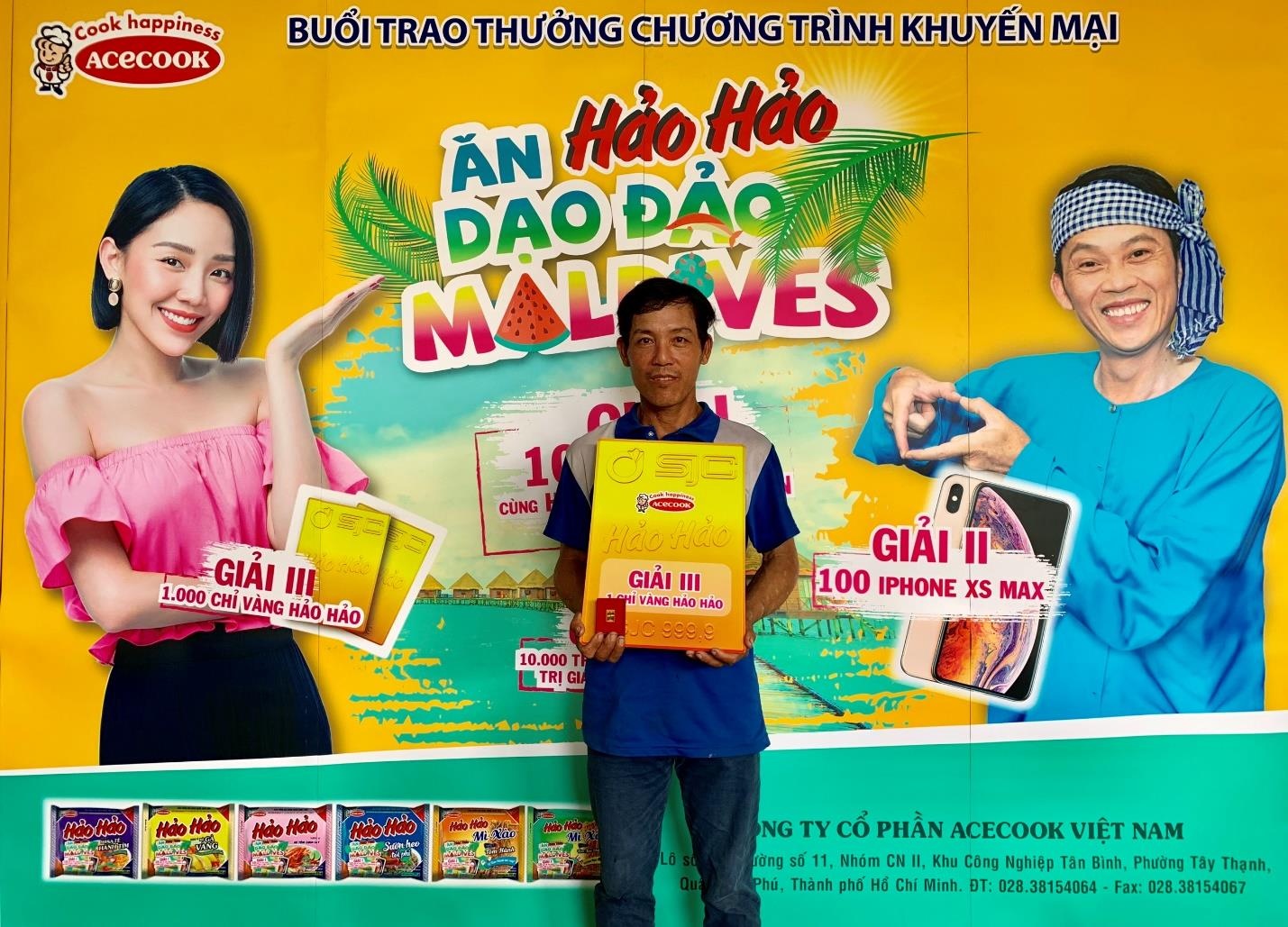 Hao Hao trao nhung cap ve di Maldives dau tien cho khach hang may man hinh anh